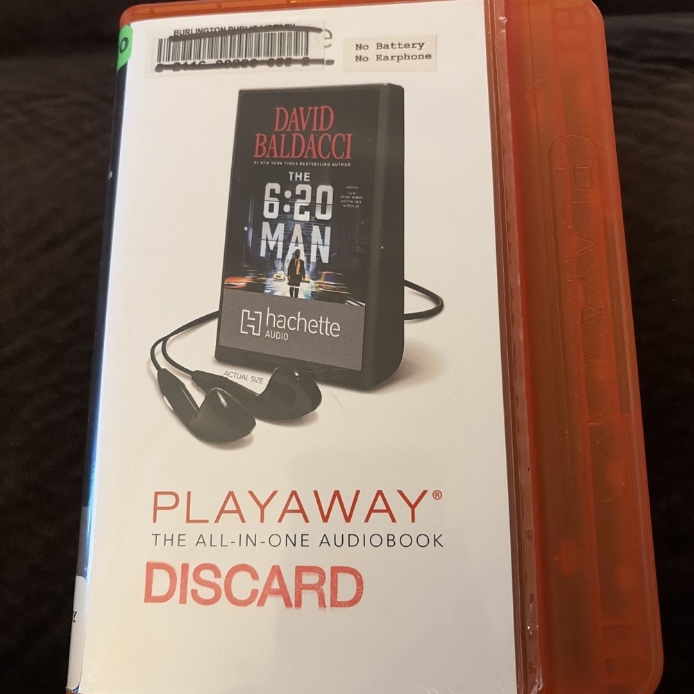 Playaway Audiobook Ex Library The 6:20 Man By David Baldacci